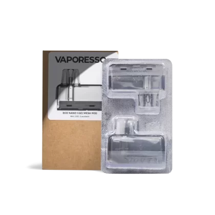 Vaporesso Eco Nano Replacement Pods - 0.6Ω LUSH Mesh Pods, 0.8Ω Mesh Pods