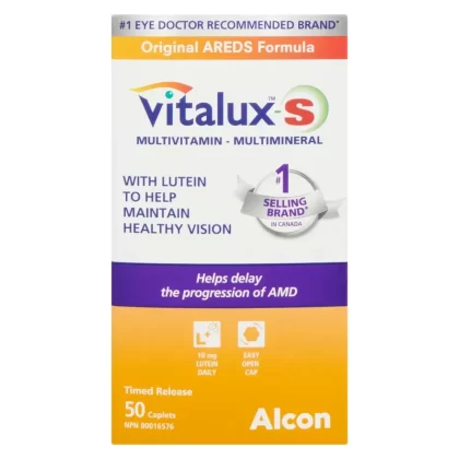 Vitalux-S Formule AREDS Libération Prolongée Comprimés, Emballage de 50