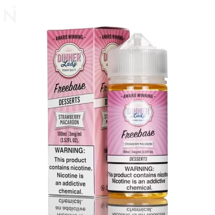 Dinner Lady E-Liquid - Strawberry Macaroon - 100ml - 6mg