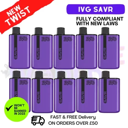 Berry ICE IVG Savr 3K Puff Box Of 10