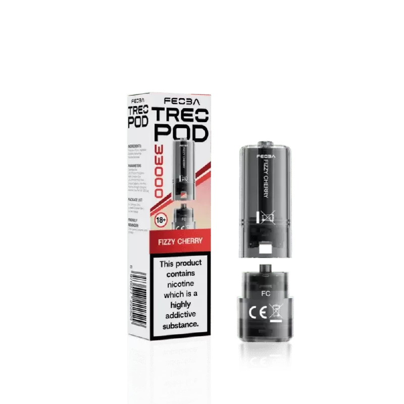 Feoba Treo 33000 Prefilled Pod Fizzy Cherry - Nicotine Strength#20mg