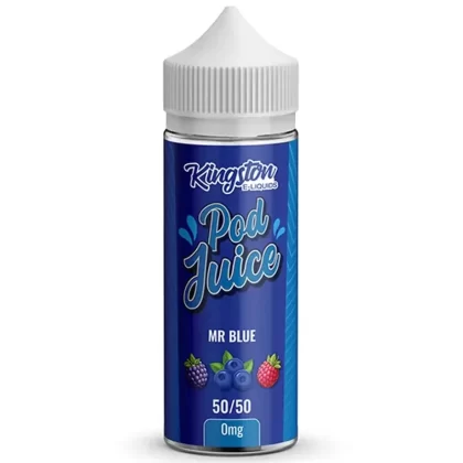 Kingston Pod Juice Mr Blue 100ml Shortfill - Ejuicewarehouse
