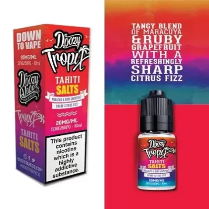 Doozy Tropix Tahiti Nic Salt E-Liquid - Eliquidsupply
