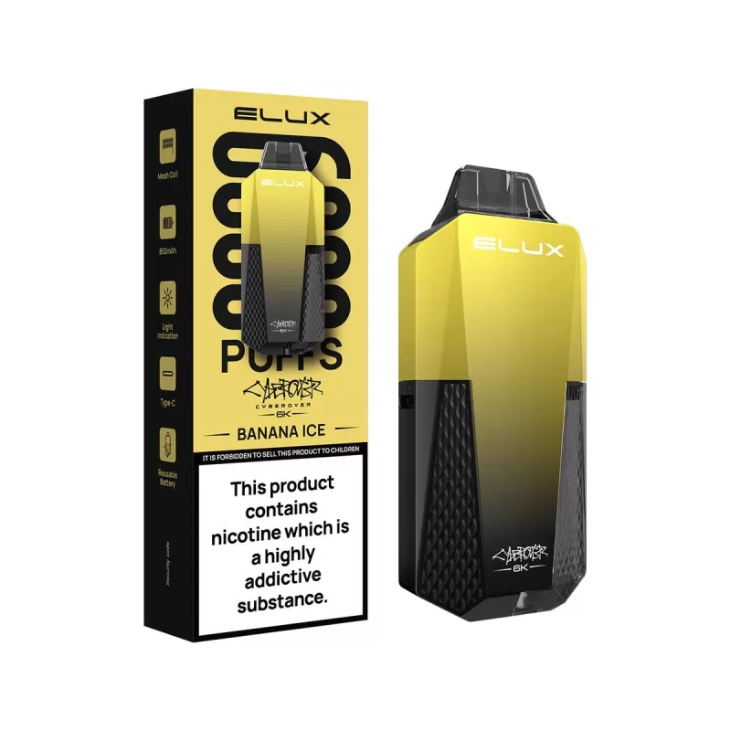 Elux Cyberover 6K Pod Kit - 10 Pack - Blueberry Raspberry