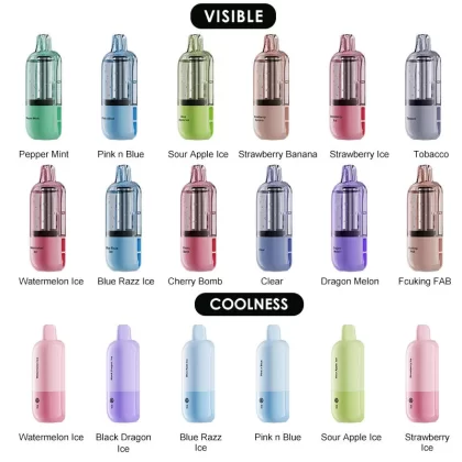 Nexa FLEX Disposable Pod Cartridge 18ml (Visible Version: 35K Puffs; Coolness Version: 25K Puffs) - Dragon Melon (Visible Version) / 50mg / 1pc / CN-SZ