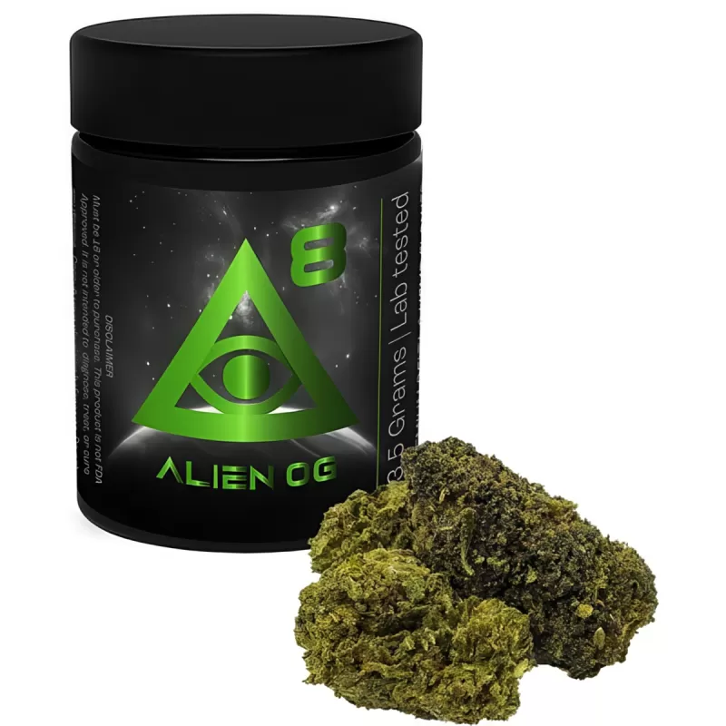 iDelta8 Flower Alien OG – 3.5g or 7g