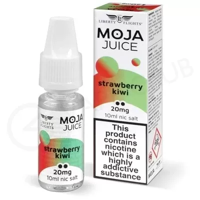 Strawberry Kiwi Nic Salt E-Liquid by Moja Juice