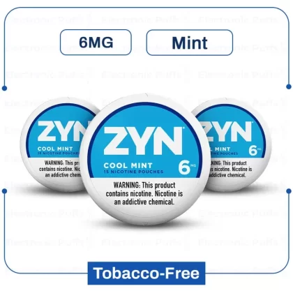 Buy ZYN Cool Mint 6MG Nicotine Pouch Online | Fast Shipping