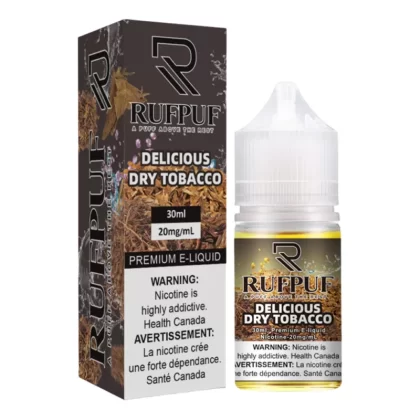 RufPuf Delicious Dry Tobacco Nic Salt – 30ml - Vape Product, Vape Product