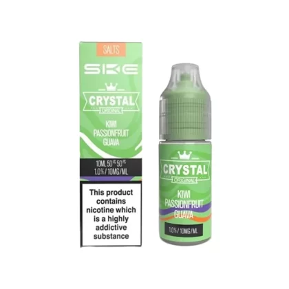 SKE Crystal Salts Kiwi Passion Fruit Guava E Liquid 10ml - Nicotine Strength#20mg>10mg