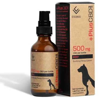 PlusCBD Pet CBD Oil 500mg Beef