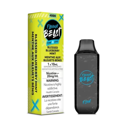 Flavour Beast Flow Rechargeable Disposable 4000 Puffs – Blessed Blueberry Mint