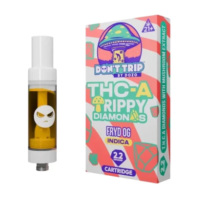 Dont Trip Shroom + THC-A Fryd OG Cartridge – 2200mg - Ejuicewarehouse
