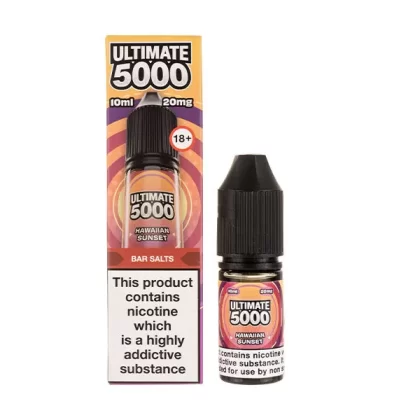 Hawaiian Sunset Nic Salt E-Liquid by Ultimate 5000 Bar Salt - 20mg