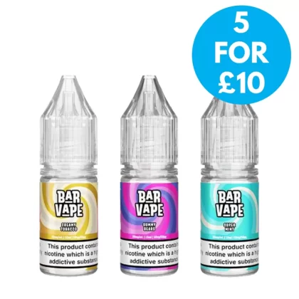10mg (1%) Bar Vape 10ml Nic Salts - Vape Co