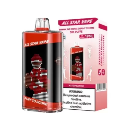 Watermelon Ice – All Star 30000 - Vape Store