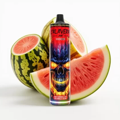 JNR Calavera 11000 Puffs Chicle de Sandía Tipo-C 850mAh 21ml 1.0ohm