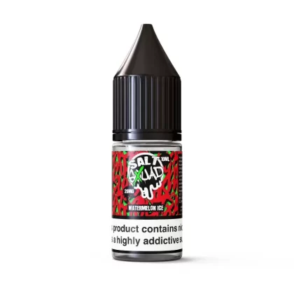 Watermelon Ice By Salt Squad 10ml Nic Salt - Nicotine Strength#20mg (Salt)>10mg (Salt) (18AEFC)