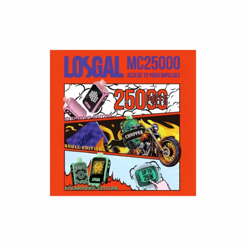 Lost Mary LOSGAL MC25000 25K Dual Mesh Disposable Vape - Bangvapeaustralia - Image 2