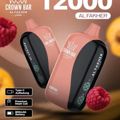 Al Fakher CrownBar Vape 12000 - Crownbar Vape (50C971)