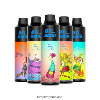 Fumot DTL Pluma vaporizador desechable 8000 – 16 ml (1 pieza) hielo de durazno H0XPTX422 Fumot Mexico - Fumotvapemexico