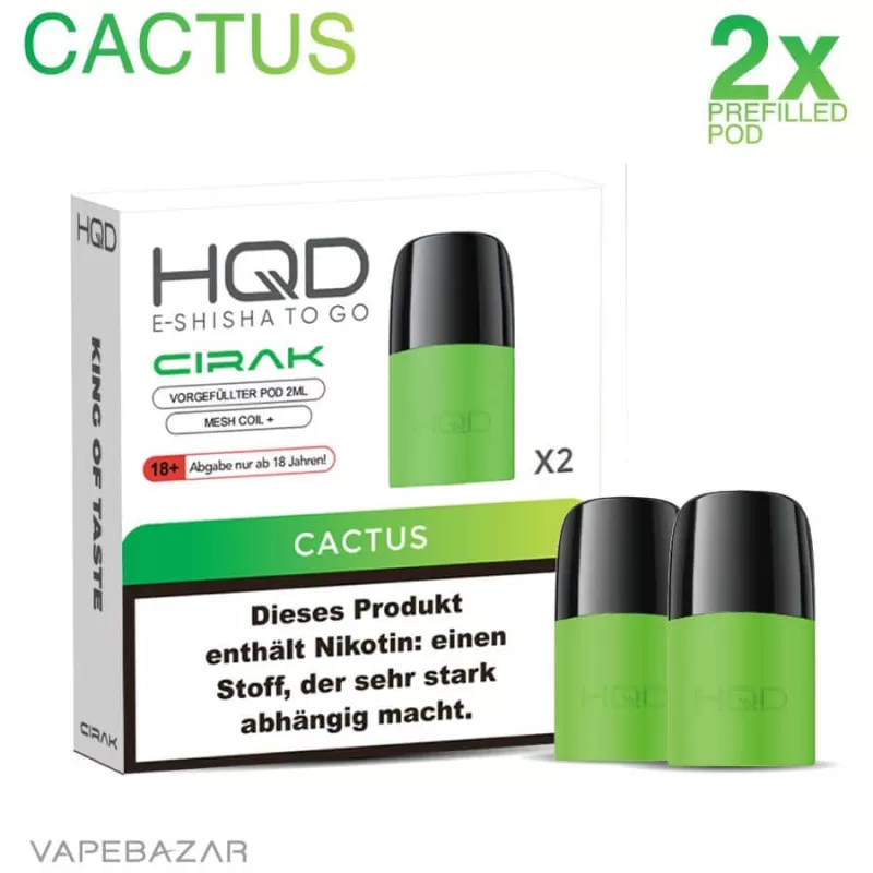 HQD Cirak – HQD Pods – Cactus – 2er Pack - Image 2