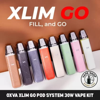 OXVA Xlim Go Pod System 30W Vape Kit in Dubai - Black, Dark Brown (697277)