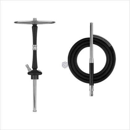 Shisha Hoob GO Black Stainless Steel - Uszczelka; Dyfuzor, Talerzyk