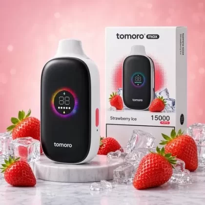 Strawberry Ice – TOMORO MAX - TOMORO / Non-rechargeable / Large / Strawberry