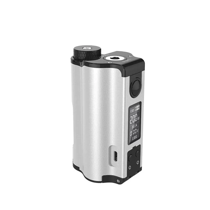 Dovpo Topside Dual 200W Squonker Box Mod (V3) (Upgraded) - Black/Grey - Image 3