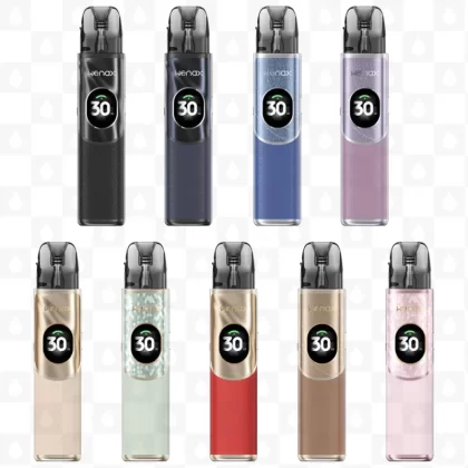 Geekvape Wenax Q2 30W Pod System Kit - Fiber Black, Lilac Purple