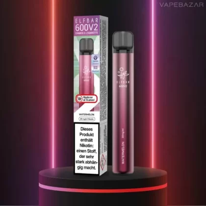 Elf Bar 600 V2 – Watermelon - Elf Bar / 360 mAh / 20mg/ml / ca. 600