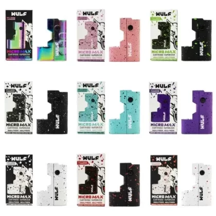 Wulf Mods Micro Max 2G Cartridge Battery Assorted Colors (Pack of 9)