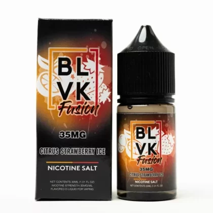Citrus Strawberry Ice by BLVK Fusion Salt E-Liquid in Pakistan