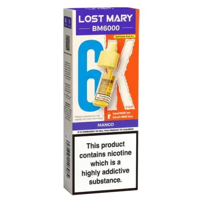 Lost Mary BM6000 Kiwi Passionfruit Guava Prefilled Pods - Ecigpremium