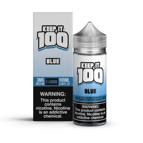 Keep It 100 E-Liquid – Blue 100ml - Vape Product; Vape Product, Vape Product (C39E7F)