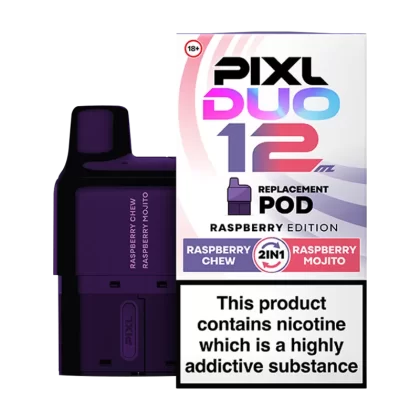 Raspberry Edition Pixl Duo 12 Refill Pack - Ecigwizard
