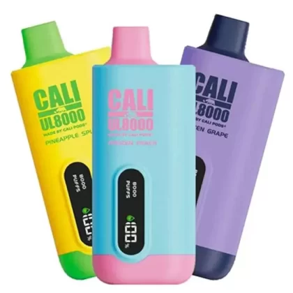 Cali UL8000 Vape - Pack Count#Single Pack~Flavor#Frozen Kiwi Lemonade~Nicotine#50MG