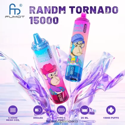 Fumot Tornado 15000 vaporizador desechable – 25ml (1 pieza) triple baya H0XPTX188 Fumot Store - Fumotvapemexico