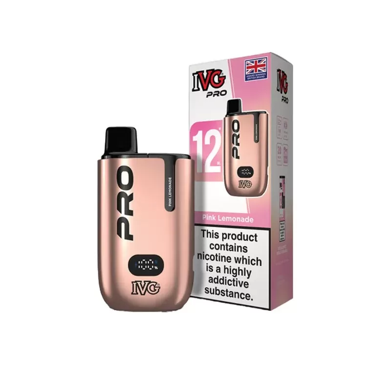 IVG Pro 12 Pink Lemonade Vape Kit - Strength#20mg