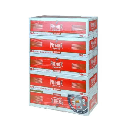 Premier Filter Tubes Full Flavor 5 Cartons of 200