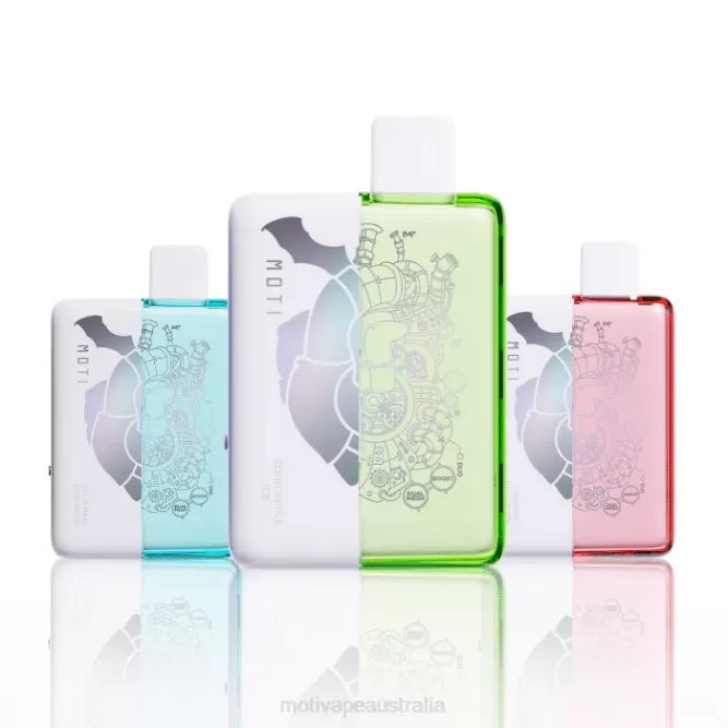MOTI vape disposable Australia – MOTI Duo 9000 Disposable Vape (5%, 9000 Puffs) Sour Apple Ice 6422T65 - Image 2