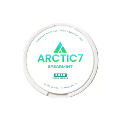 Arctic7 11 mg Spearmint Slim Nikotinbeutel – 20 praktische Beutel - Vape Store