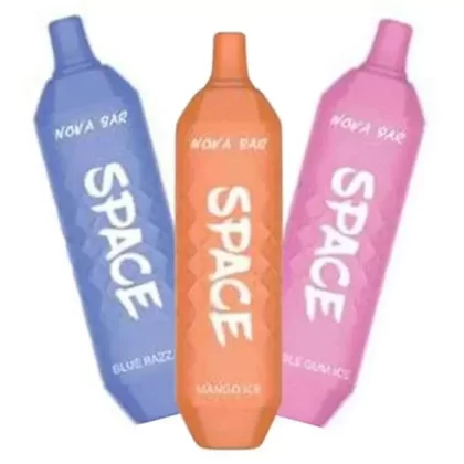 Space Max Nova Bar Vape - Single Pack; Blue Razz Ice, Kiwi Dragon; Vape Product