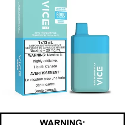 Blue Raspberry Ice by Vice Box Disposable Vape
