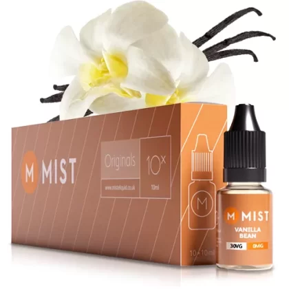 Vanilla Bean E Liquid (10x10ml) - 70PG/30VG (Standard) / LOW 6mg