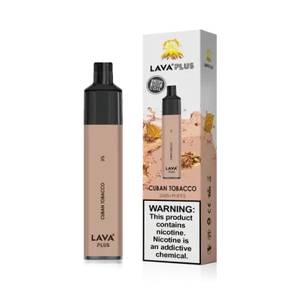 Lava Plus 2600 Puffs Disposable – Cuban Tobacco - Vape Store