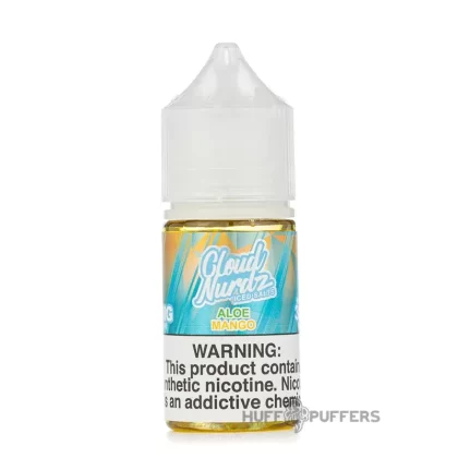Cloud Nurdz Salts – Iced Aloe Mango 30mL - Nicotine Strength#25mg>50mg