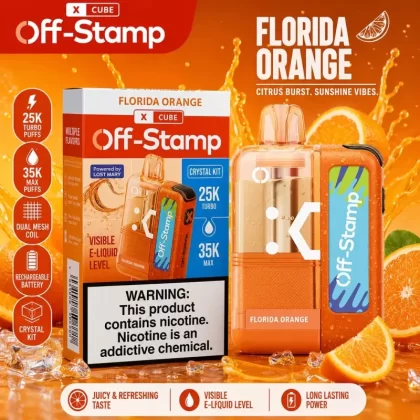 Florida Orange Off-Stamp X Crystal Cube Kit 35K