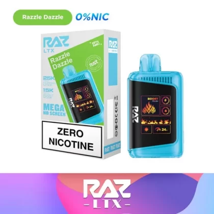 RAZ LTX 25K 0% Nicotine Free - New York Mint